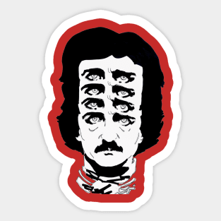 Edgar Alien Poe Revisited Sticker